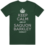 Saquon Barkley Keep Calm Philadelphia Football Fan T Shirt