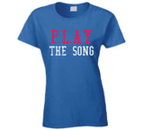 Play The Song Here Comes Philadelphia Basketball Fan Distressed T Shirt