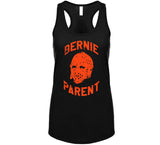 Bernie Parent Goalie Mask Philadelphia Hockey Fan Distressed T Shirt