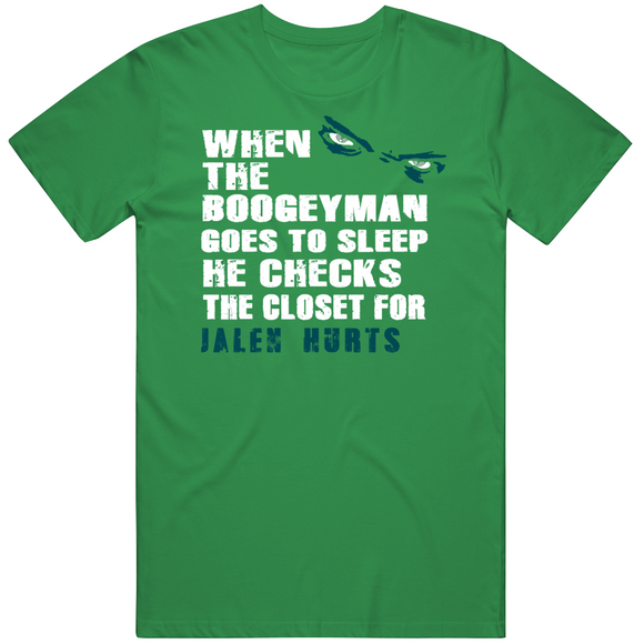 Jalen Hurts Boogeyman Philadelphia Football Fan T Shirt