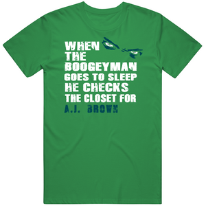 A.J. Brown Boogeyman Philadelphia Football Fan T Shirt