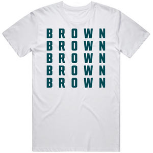 A.J. Brown X5 Philadelphia Football Fan V3 T Shirt