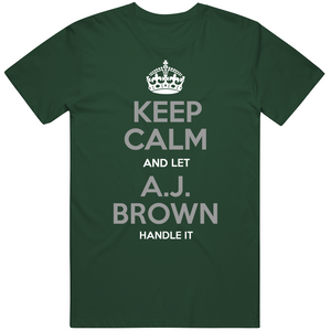 A.J. Brown Keep Calm Philadelphia Football Fan T Shirt
