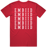 Joel Embiid X5 Philadelphia Basketball Fan V2 T Shirt