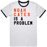 Noah Cates Is A Problem Philadelphia Hockey Fan V4 T Shirt