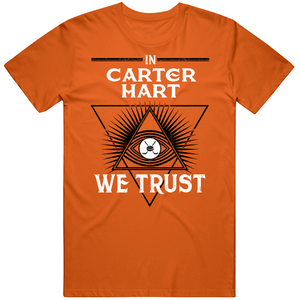 Carter Hart We Trust Philadelphia Hockey Fan T Shirt