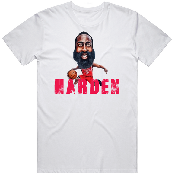 James Harden Caricature Philadelphia Basketball Fan T Shirt