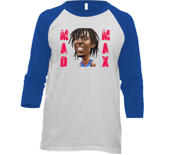 Tyrese Maxey Mad Max Caricature Philadelphia Basketball Fan V3 T Shirt