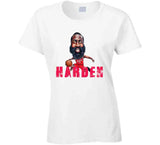 James Harden Caricature Philadelphia Basketball Fan T Shirt