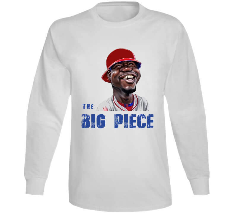 theCityOfBrotherlyLoveTshirts Alec Bohm Bad to The Bohm Philadelphia Baseball Fan T Shirt Long Sleeve / Red / 2 X-Large