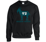 Reggie White Goat 92 Philadelphia Football Fan Distressed V2 T Shirt