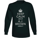 A.J. Brown Keep Calm Philadelphia Football Fan T Shirt