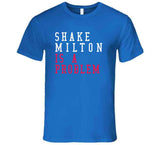 Shake Milton Is A Problem Philadelphia Basketball Fan T Shirt