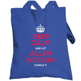 Allen Iverson Keep Calm Philadelphia Basketball Fan T Shirt