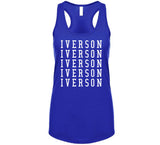 Allen Iverson X5 Philadelphia Basketball Fan T Shirt