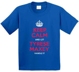 Tyrese Maxey Keep Calm Philadelphia Basketball Fan T Shirt