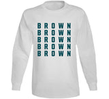 A.J. Brown X5 Philadelphia Football Fan V3 T Shirt