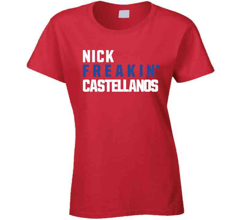 500LVL Nick Castellanos Kids T-Shirt - Philadelphia Baseball Nick Castellanos Philadelphia Grunge Wht