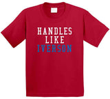 Allen Iverson Handles Like Iverson Philadelphia Basketball Fan V2 T Shirt