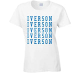 Allen Iverson X5 Philadelphia Basketball Fan V3 T Shirt
