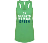 On Sundays We Wear Green Philadelphia Football Fan T Shirt