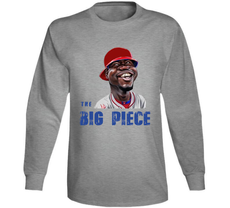 Ryan Howard The Big Piece Caricature Philadelphia Baseball Fan T