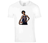 Allen Iverson Afro Legend Philadelphia Basketball Fan Distressed T Shirt