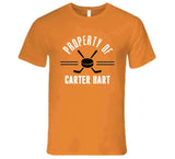 Carter Hart Property Of Philadelphia Hockey Fan T Shirt