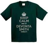 DeVonta Smith Keep Calm Philadelphia Football Fan T Shirt