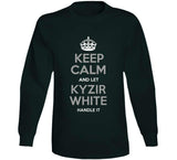 Kyzir White Keep Calm Philadelphia Football Fan T Shirt