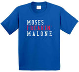 Moses Malone Freakin Philadelphia Basketball Fan T Shirt
