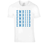 Joel Embiid X5 Philadelphia Basketball Fan V3 T Shirt