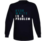 Kyzir White Is A Problem Philadelphia Football Fan V2 T Shirt